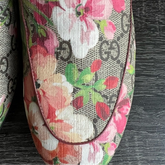 Gucci Princetown Bloom Floral Horsebit Slide Mules EU39 - Picture 9 of 12
